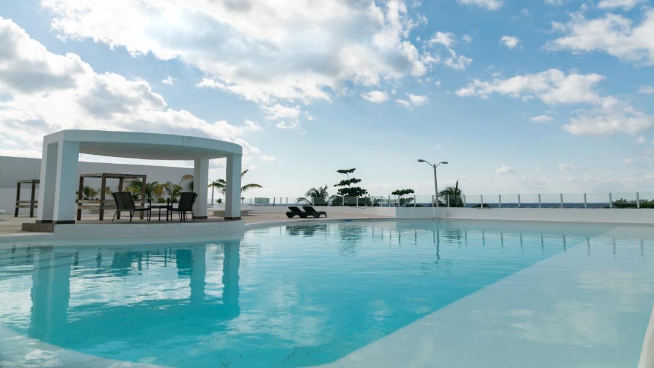 Estudio En Cozumel Con Vista Al Mar, Condominio Con Alberca A1 Kültér fotó